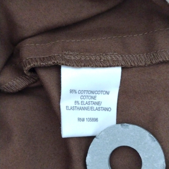 Worth New York Vintage Brown Wide Leg Lillian Ankle Pant Size 12 - Picture 6 of 11